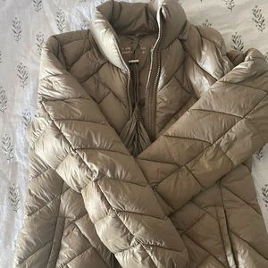 Tan Puffer Jacket